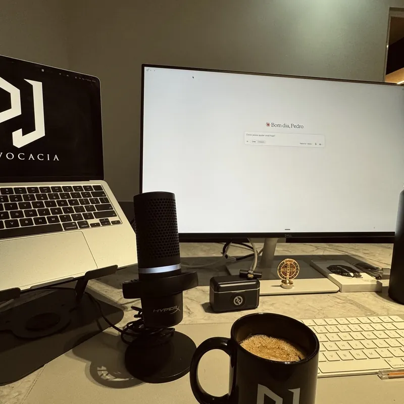 Mesa de trabalho do escritório